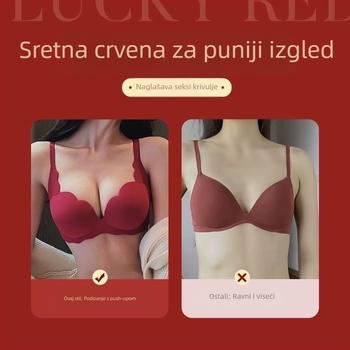 Najlonski grudnjak s košaricama 3/4, oblikovani košarice s tankim gornjim dijelom i debelim donjim dijelom, fiksne dvostruke naramenice, stražnje kopčanje s tri redova kukica