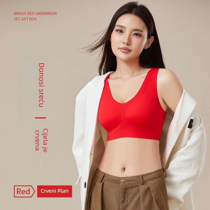 Besprijekoran ženski set donjeg rublja za mladenku, grudnjak s punim košaricama, srednje oblikovane košarice, najlon tkanina, čvrste naramenice