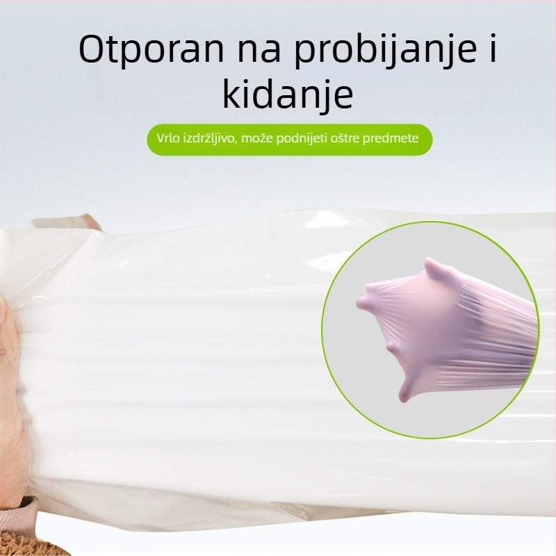 Vrećica za mačji pijesak i izmet sa šnurovom – jednokratna, debela, nosiva PE vrećica