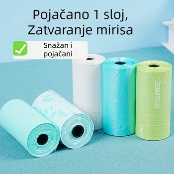 Torbe za otpad kućnih ljubimaca – HDPE, ravno otvaranje, konvencionalna debljina, Jinchi 01