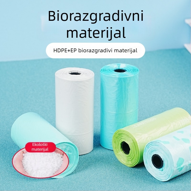 Torbe za otpad kućnih ljubimaca – HDPE, ravno otvaranje, konvencionalna debljina, Jinchi 01