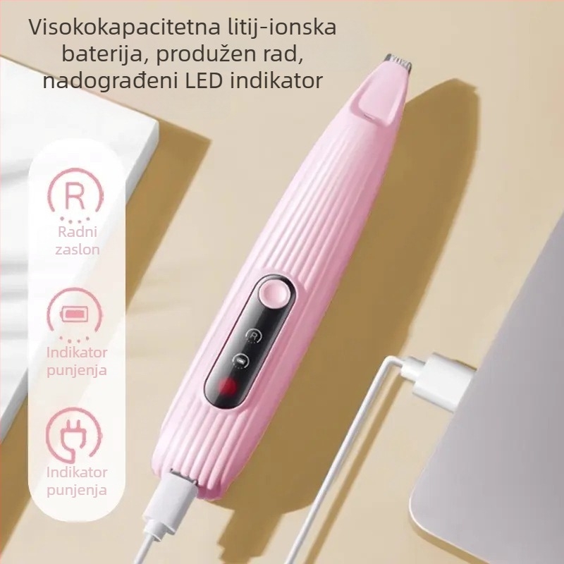 Električni klipper za njegu kućnih ljubimaca – mačke i psi – ABS kućište