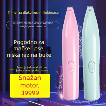 Novi električni trimer za dlačice šapa kućnih ljubimaca za pse i mačke, tih kliper