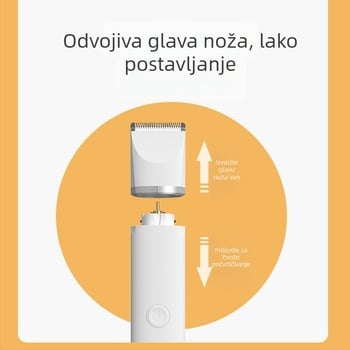 Električni kliper za pse s više glavama oštrica, pakiranje 36 komada.