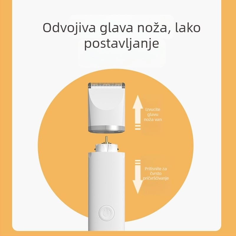Električni kliper za pse s više glavama oštrica, pakiranje 36 komada.