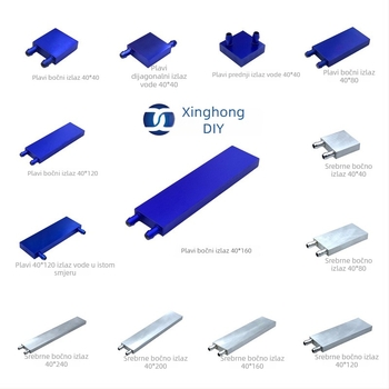 Aluminijska vodno-hlađena glava — model Aluminum cold head; materijal: aluminij; kompatibilna s sustavima disipacije topline; marka XHDIY