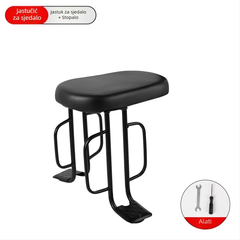 Sjedalo za bicikl - stražnje dječje sjedalo, čelik, model 019, Kai bu