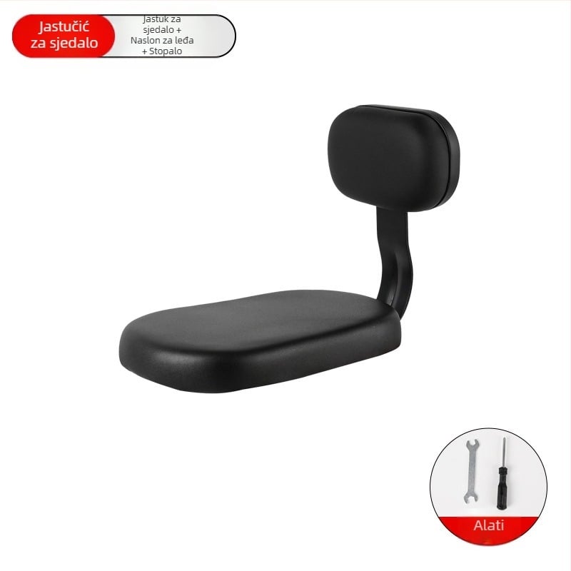 Sjedalo za bicikl - stražnje dječje sjedalo, čelik, model 019, Kai bu