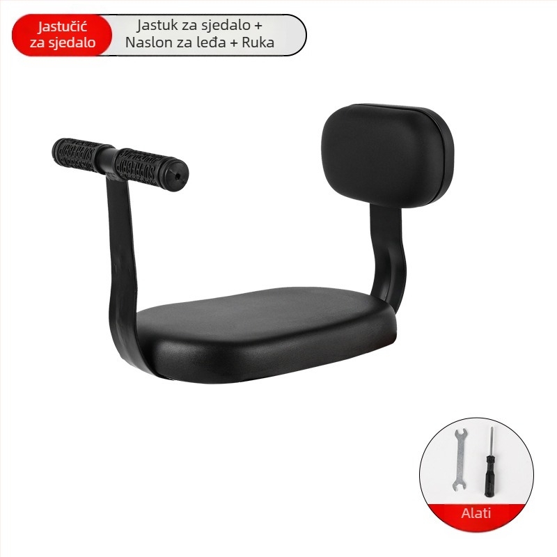 Sjedalo za bicikl - stražnje dječje sjedalo, čelik, model 019, Kai bu