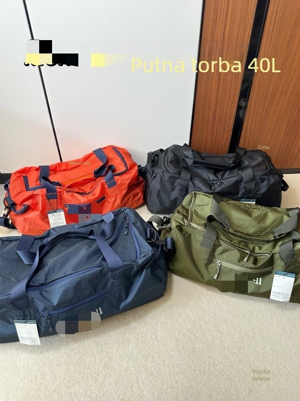 Putna torba u japanskom stilu, lagana, s ručnim i ramenim remenom, kapacitet 36–55L; materijal: najlon; podstava: najlon; prozračna; stil: street trend; pogodna za svakodnevnu upotrebu.