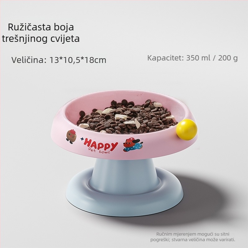 Fanan zdjela za mačke i pse, plastična posuda za hranu kućnim ljubimcima, ručno hranjenje, podrijetlo Zhejiang