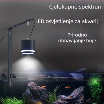 LED osvjetljenje za akvarij s zakrivljenim klipom cijevi, 10W, aluminijska legura, 600 g, podrijetlo Zhongshan