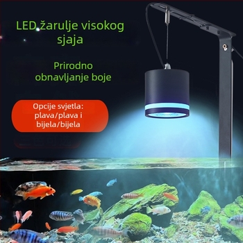 LED osvjetljenje za akvarij s zakrivljenim klipom cijevi, 10W, aluminijska legura, 600 g, podrijetlo Zhongshan