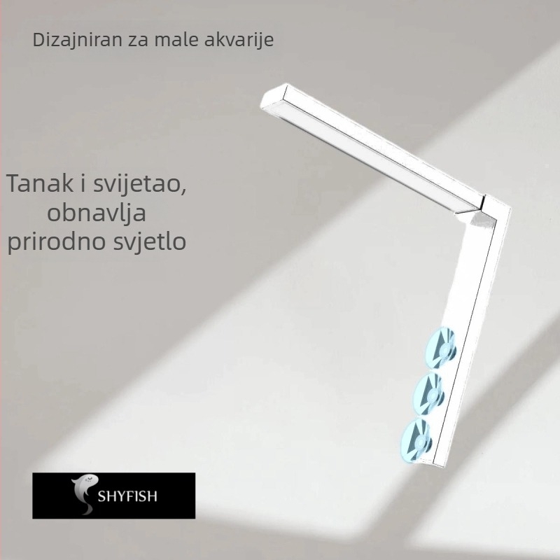LED svjetlo za akvarij — ABS materijal; Uvoz: Ne; Ovlaštene privatne marke: Ne; Glavna tržišta: Drugo