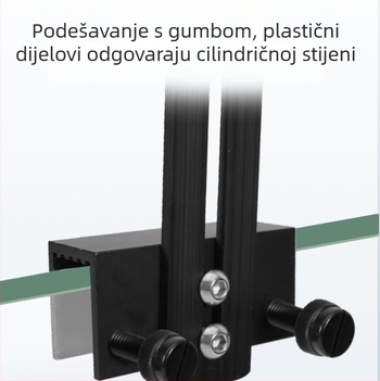 Držač lampe za akvarij, aluminijska legura, podesiva udaljenost, Yihao