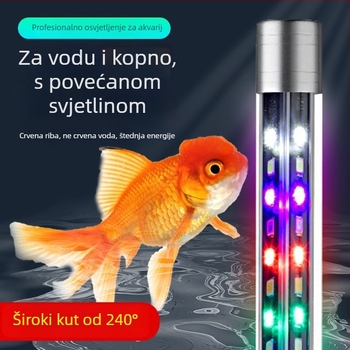 LED vodootporna lampica za akvarij - RGB lampa s promjenom boja za ukrasni akvarij