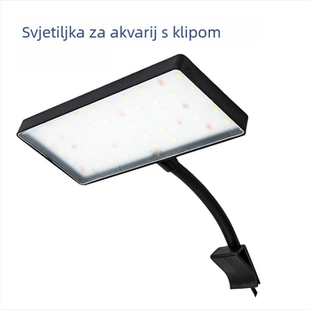 LED rasvjeta za akvarij s biljkama, klips LED svjetlo, 8W, regulirano, puni spektar