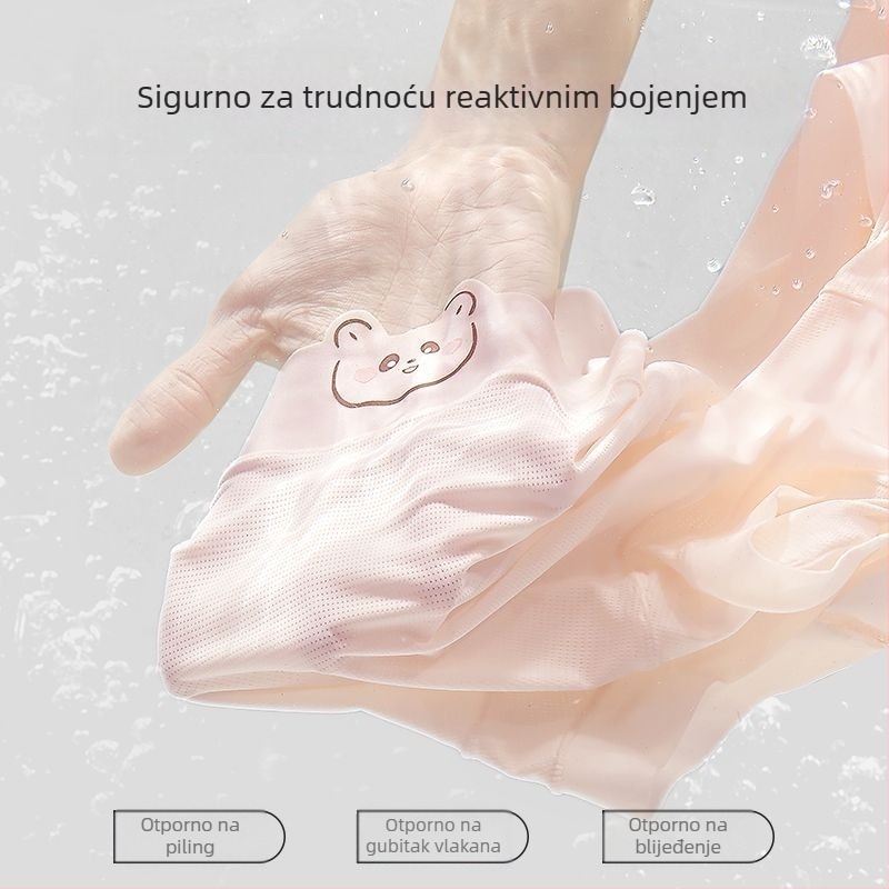 Trudničke sigurnosne šorceve 2-u-1 za ljeto, visoki pojas, namijenjene trudnoći, anti-izlaganje, šorcevi od ledenog svile