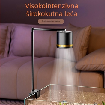 Viseće akvarijsko svjetlo za vodene biljke, 16W, aluminijska legura, 330 g