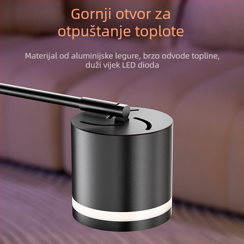 Viseće akvarijsko svjetlo za vodene biljke, 16W, aluminijska legura, 330 g