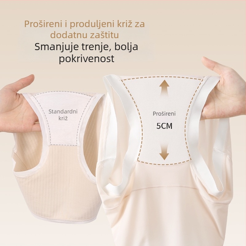 Trudničarske gaćice s visokim strukom za podršku trbuha, prozračne antibakterijske najlon, pamukasta podstava u području prepona