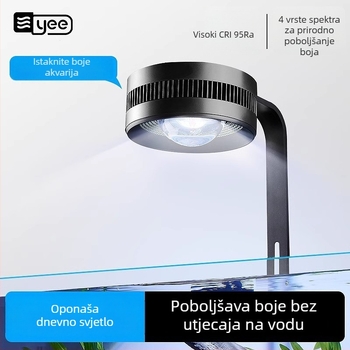 Yee LED akvarijsko cijevno svjetlo – WRGB potpuno spektru za vodene biljke, aluminijsko kućište, 35W, 1,4 kg