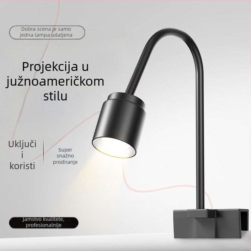 Klip lamp za akvarij, tijelo od plastike i aluminijske legure, topla svjetlost u južnoameričkom stilu, univerzalna cijev bez fokusa, brend Zero can