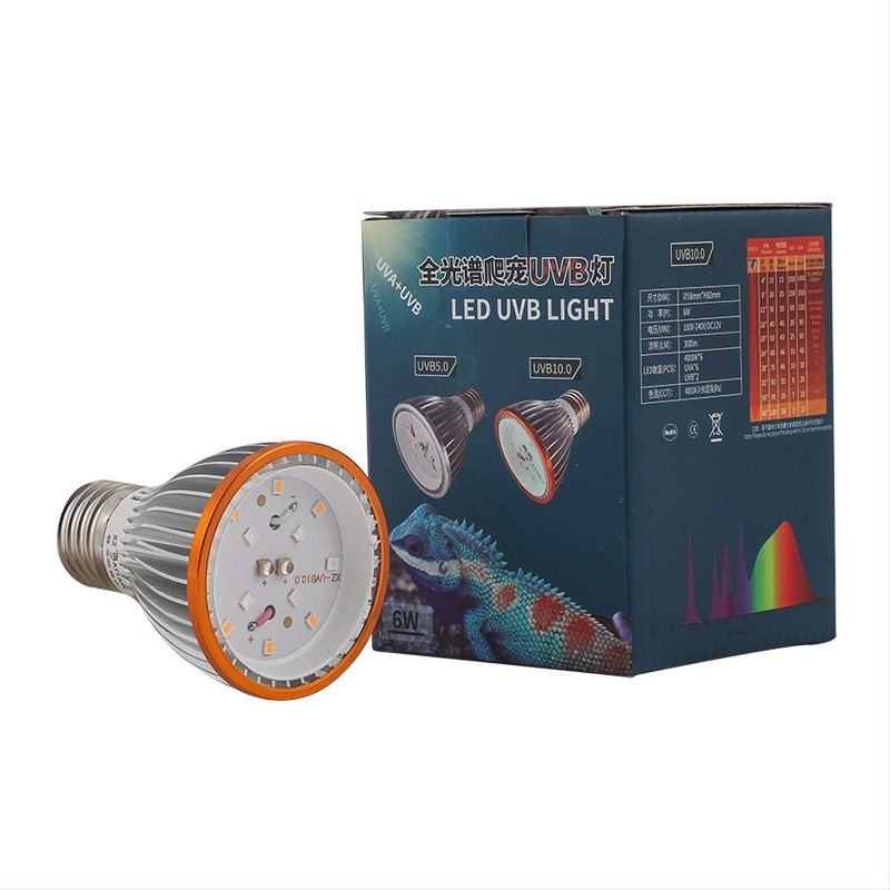 LED reptile basking lamp UVB/UVA, 8W, aluminijsko kućište, 70 g, brenda Line