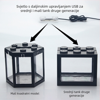 Huay RF daljinsko USB svjetlo — napajanje 5V, 0,6W snaga, plastično kućište, 38 g