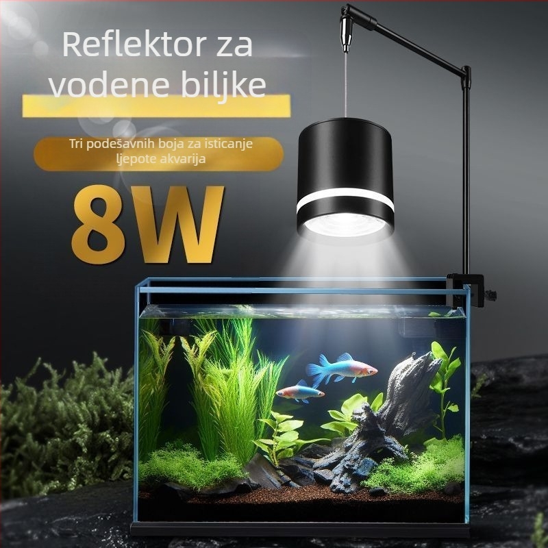SQG LED downlight za akvarij, potpuno spektralno, PVC materijal, marka SQG