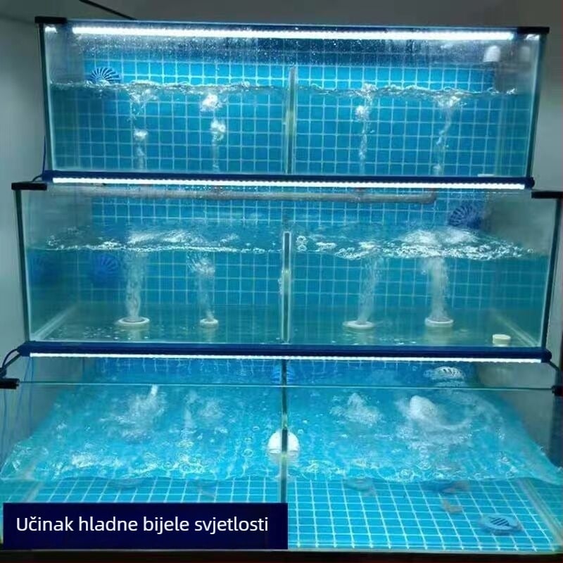 LED lampica za akvarij, vodootporna, 24W, plastično kućište, marka Zhuorui, težina 200 g