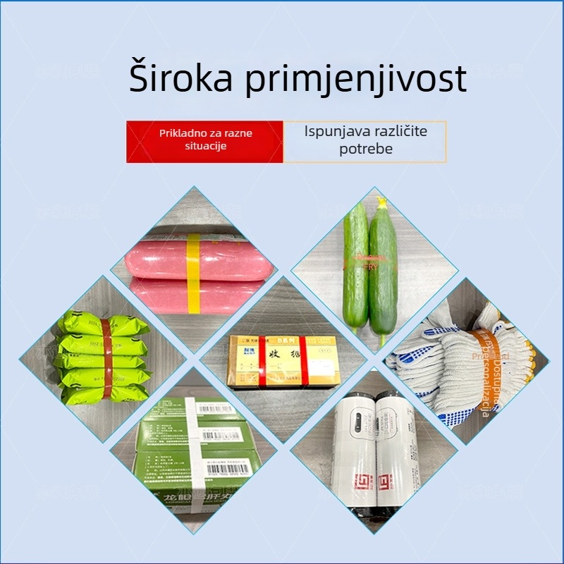 OPP traka za strojno pakiranje, debljina 0,12 mm, materijal OPP, napetost visoka
