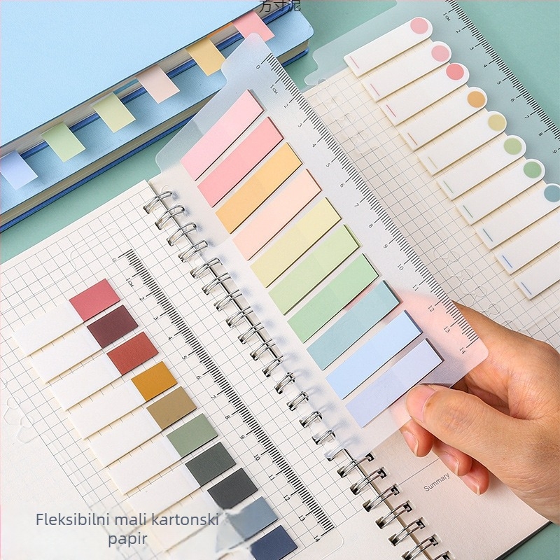 Plastične oznake za indeksiranje, za fascikl, pisljive, bez ljepila