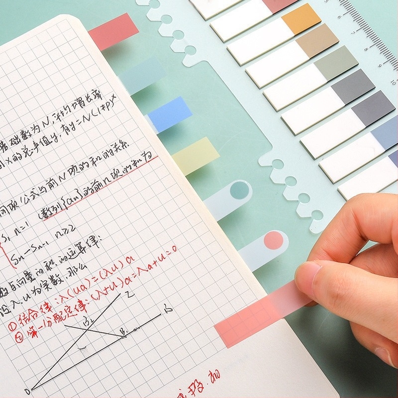 Plastične oznake za indeksiranje, za fascikl, pisljive, bez ljepila