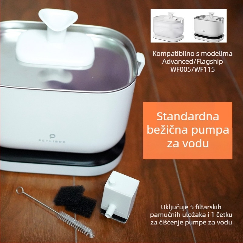 Petlibro Bežični dispenzer za vodu za kućne ljubimce s pumpom za sterilizaciju vode za mačke i pse