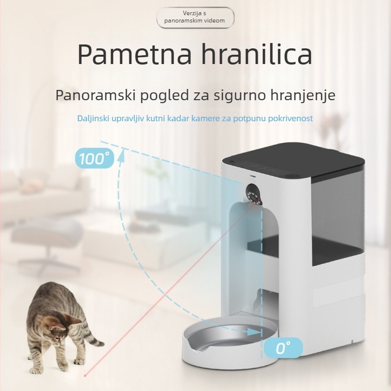 Aofan automatska hranilica za kućne ljubimce, model 2025, upravljanje putem aplikacije, odvojiva posuda, 2 kg, za pse i mačke