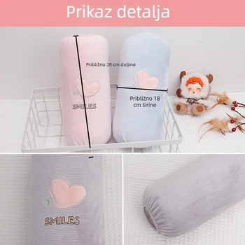 Ženski flanel rukavi s šivanim srcem za jesen-zimu, zaštita od prljavštine, sladak stil
