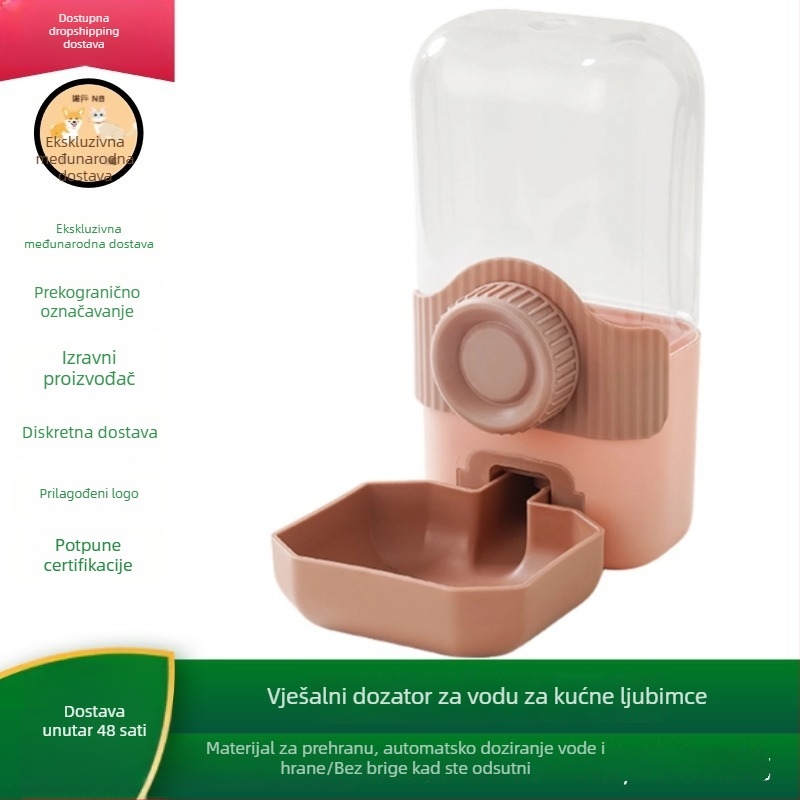Dispenser za vodu za kućne ljubimce, odvojivi dizajn, pogodan za mačke i pse, 346 g