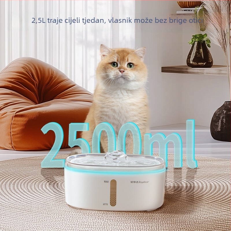 Automatski dispenser vode za kućne ljubimce, kapacitet 16 L, protok vode, odvojiv, pogodan za mačke i pse