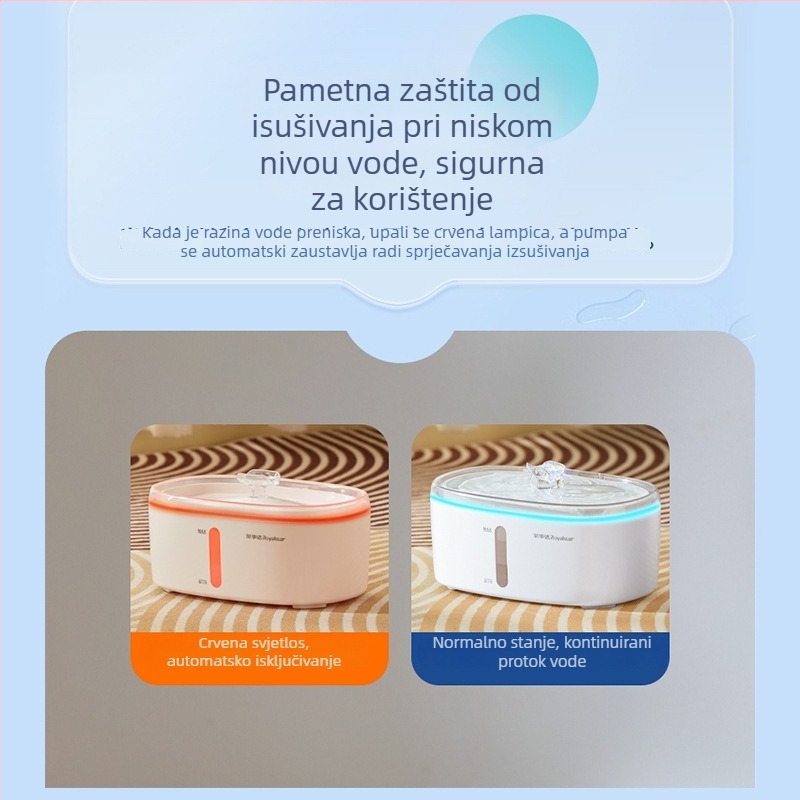 Automatski dispenser vode za kućne ljubimce, kapacitet 16 L, protok vode, odvojiv, pogodan za mačke i pse