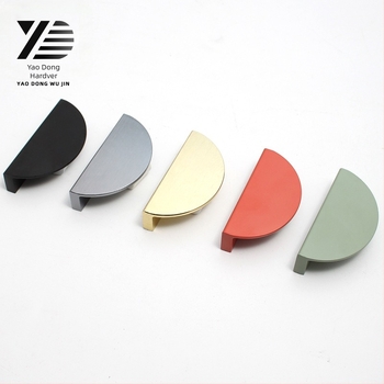 Par ručki za vrata ormara, garderobe i ormarića za cipele – aluminijska legura; prskano bojanje/oksidacija; novi kineski stil