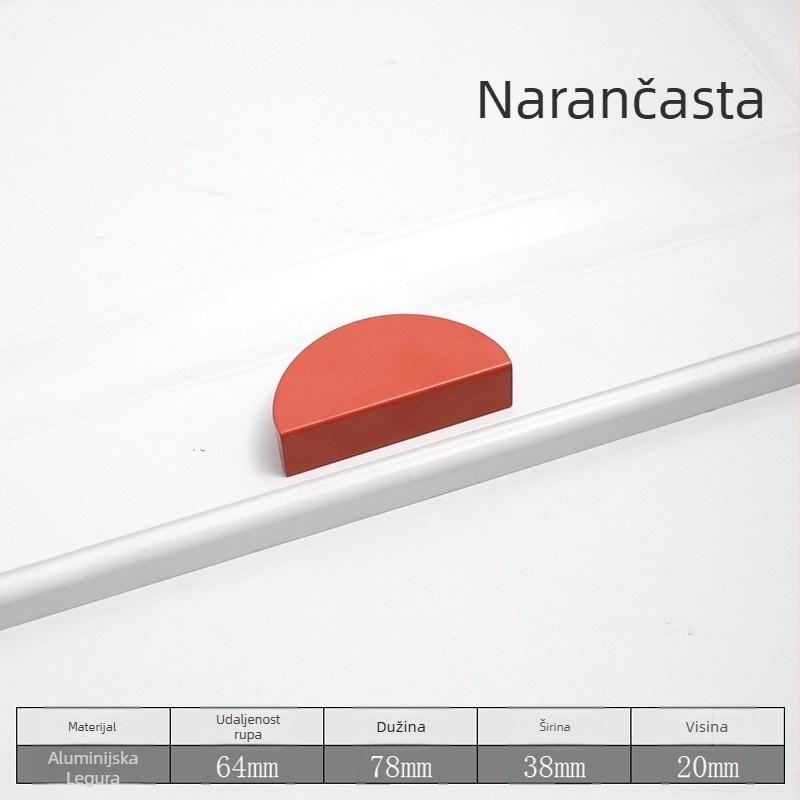 Par ručki za vrata ormara, garderobe i ormarića za cipele – aluminijska legura; prskano bojanje/oksidacija; novi kineski stil