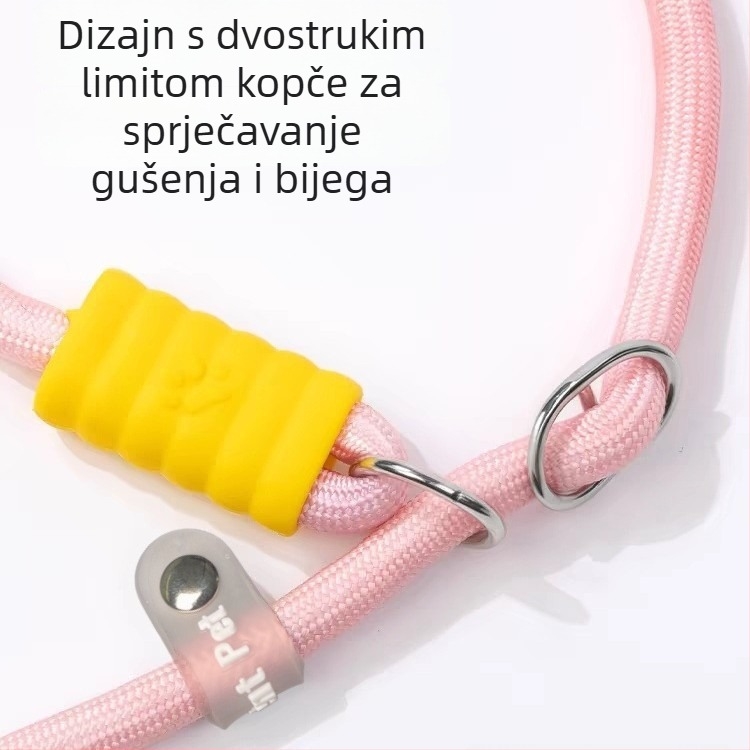 Najlonski kaiš za psa, prilagodljiv crossbody dizajn, bez ruku, višenamjenski trakijski pojas