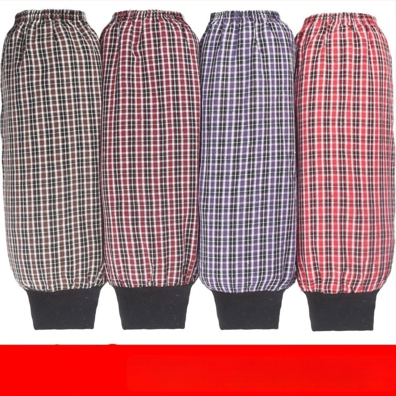 Duge pamučne zaštitne rukave za kuhinju, unisex, protiv prljavštine, minimalistički stil, za jesen i zimu