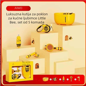 Aiwo set za njegu mačaka: posudica za vodu s automatskom cirkulacijom, odvojivi dizajn, uključuje češalj i kliješta za nokte