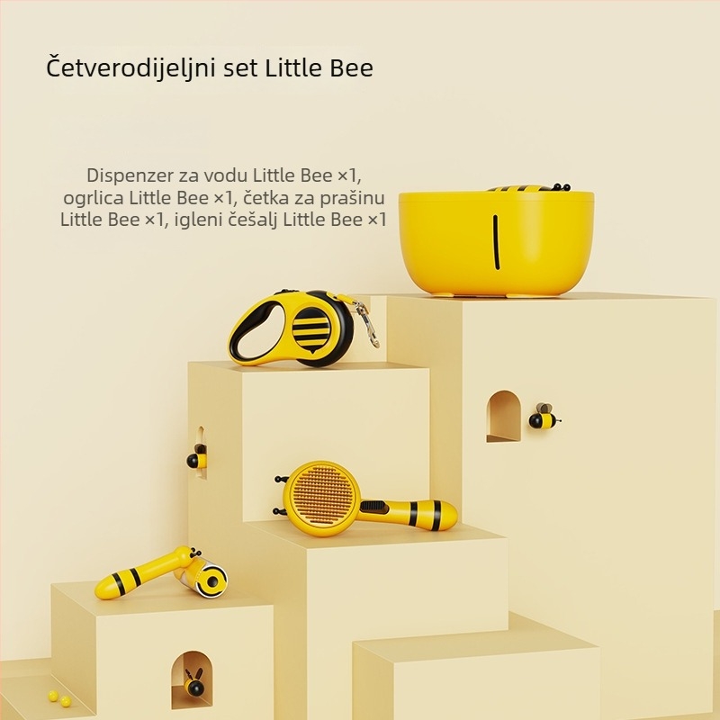 Aiwo set za njegu mačaka: posudica za vodu s automatskom cirkulacijom, odvojivi dizajn, uključuje češalj i kliješta za nokte