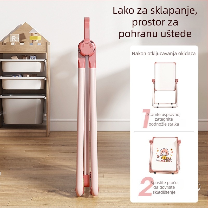 Rainbow magnetska dvostruka ploča za crtanje za djecu s izbrisivom površinom