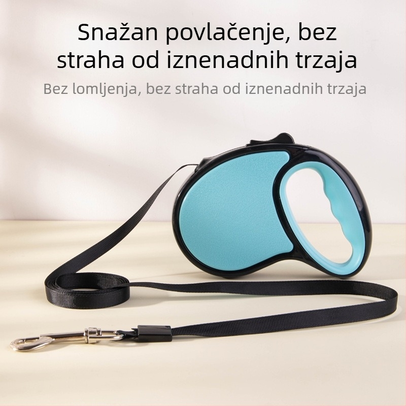 Dada bear automatska proširujuća šetnica za psa — ABS materijal, podesiva duljina, porijeklo Zhejiang, pakiranje 36 komada