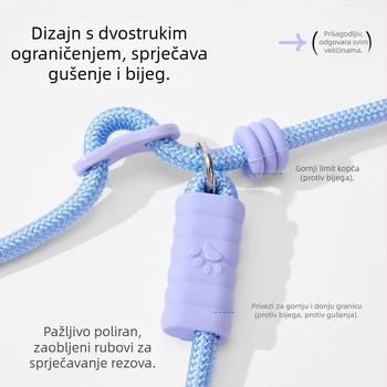 All-in-One pas za pse s mekom drškom od pjene – najlon uže i silikon, marka kimpets, podrijetlo Zhejiang