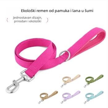 Remen za psa — pamuk i lan, Cool marka, nije proširiv, prilagodljiva količina u kutiji